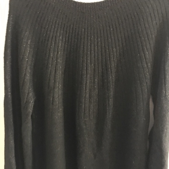 NWT🎉 Black Sparkly Holiday Sweater Dress Sz XL - Picture 11 of 15